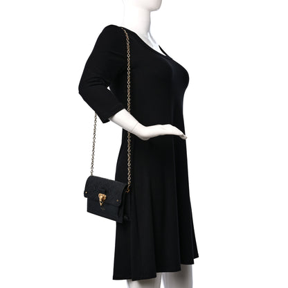 Louis Vuitton Empreinte Vavin Chain Wallet Black 2 of 8