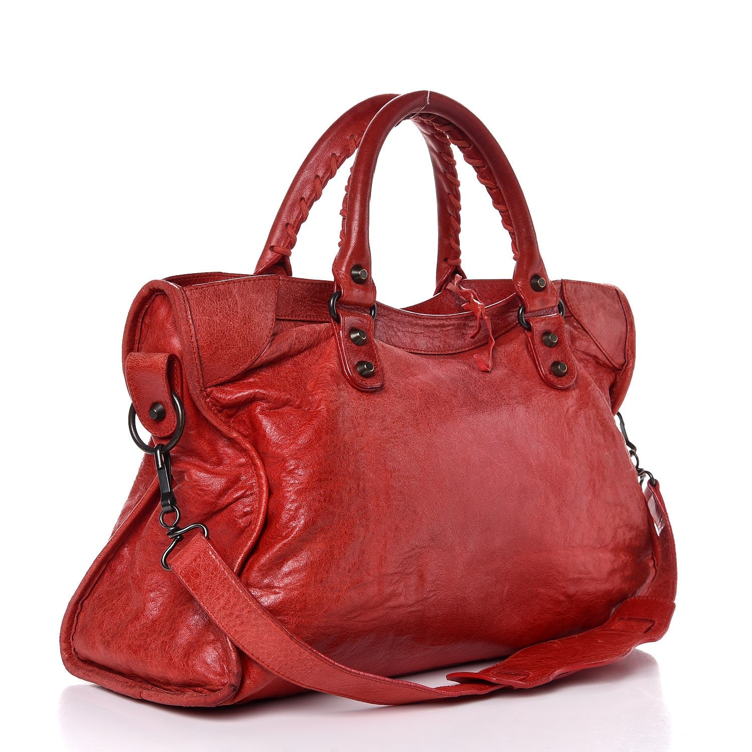 Balenciaga Chevre Classic Hardware City Rouge Vermillon 3 of 11