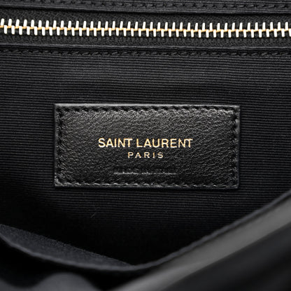 Saint Laurent Velvet Y Quilted Monogram Small Loulou Backpack Black 6 of 10