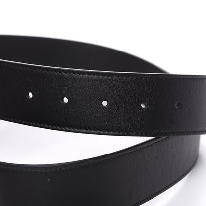 Gucci Moon Calfskin Pearl Double G 40mm Belt 95 38 Black Cream 5 of 6