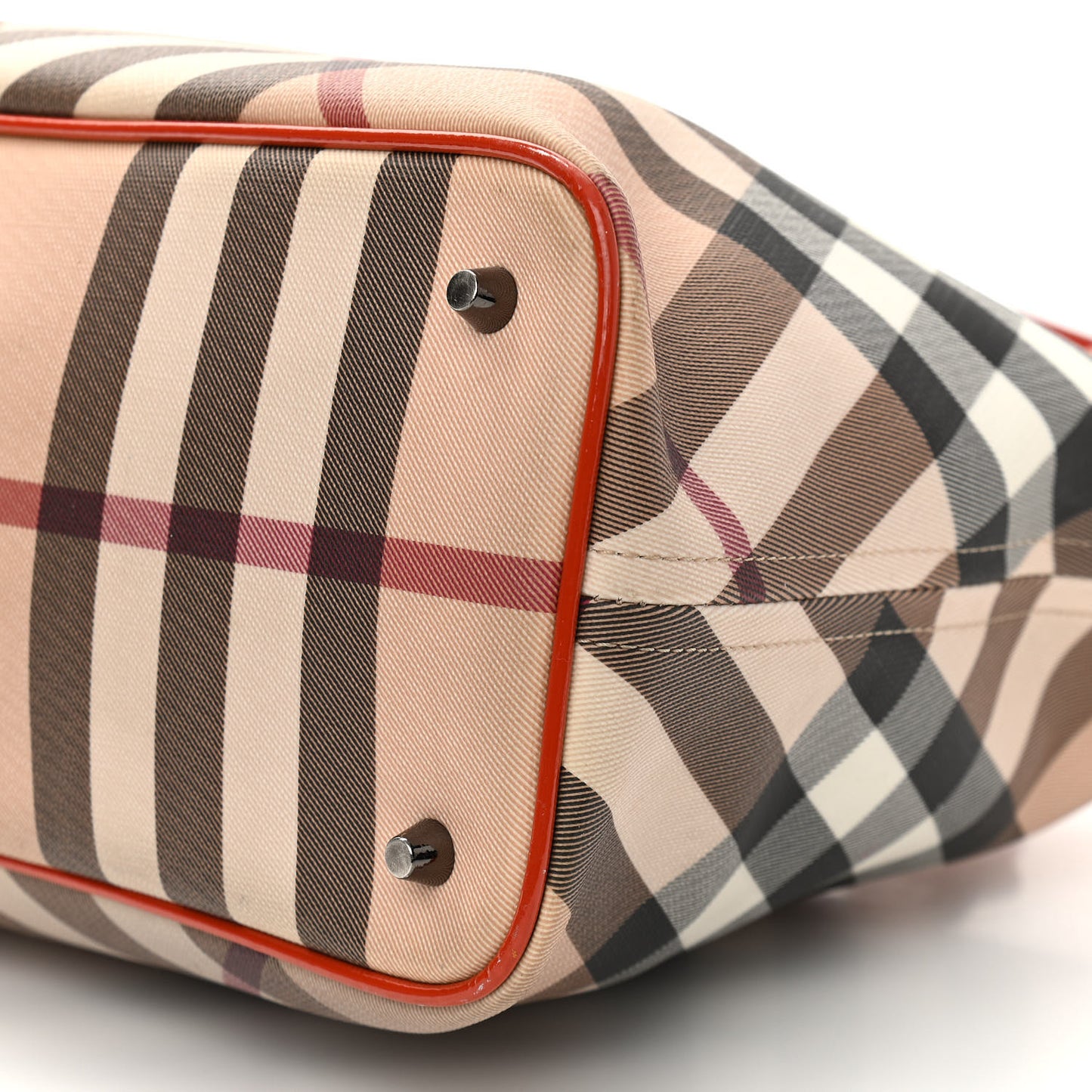 Supernova Check Small Nickie Orange
