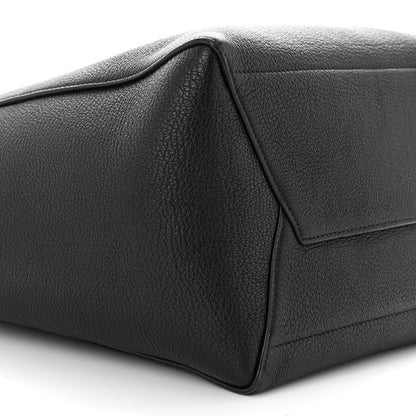 Celine Soft Grained Calfskin Sangle Bucket Bag Black 8 of 10