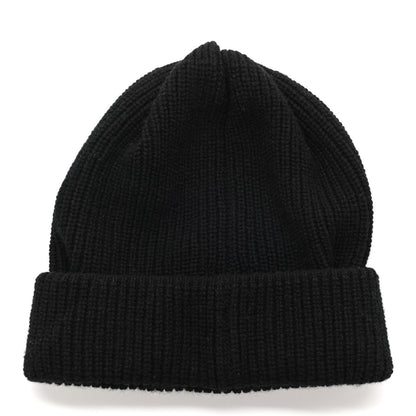 Chanel Cashmere Logo Beanie Hat Black White 3 of 4