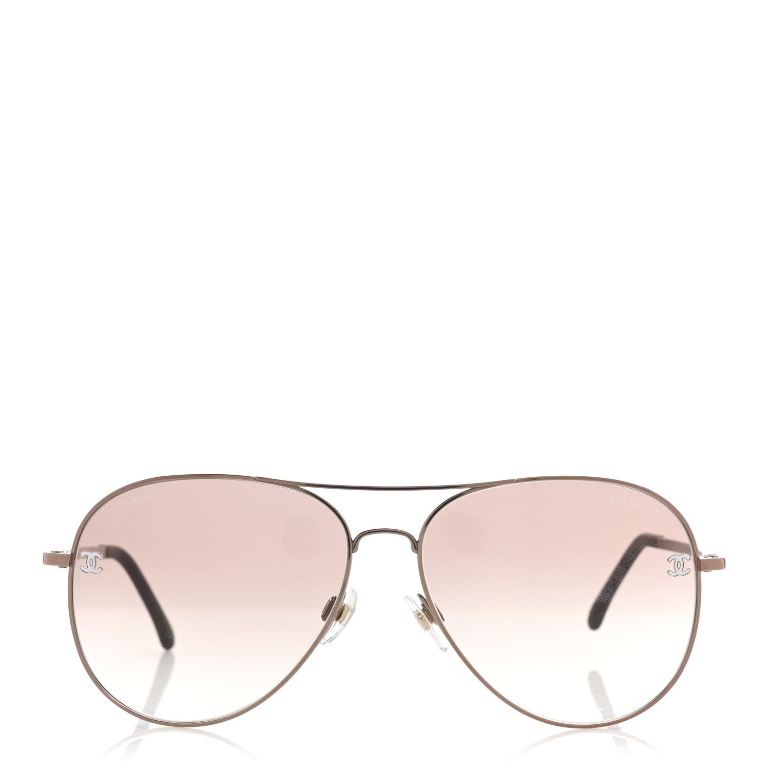 Chanel CC Aviator Sunglasses 4189-T-Q Pink 2 of 10
