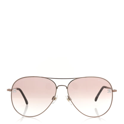 Chanel CC Aviator Sunglasses 4189-T-Q Pink 2 of 10