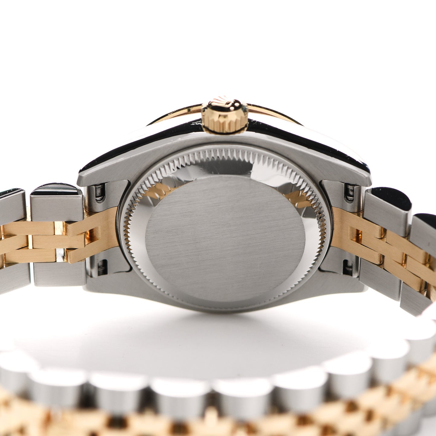Stainless Steel 18K Yellow Gold Diamond 26mm Oyster Perpetual Datejust Watch Black 179313