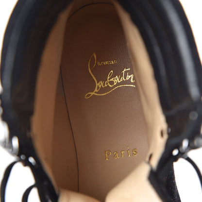Christian Louboutin Crosta Star Who Runs Flat Boots 37 Black 7 of 7
