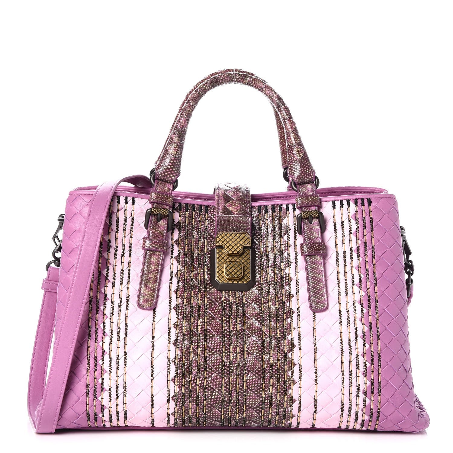 Bottega Veneta Nappa Ayers Small Roma Tote Twilight 1 of 10