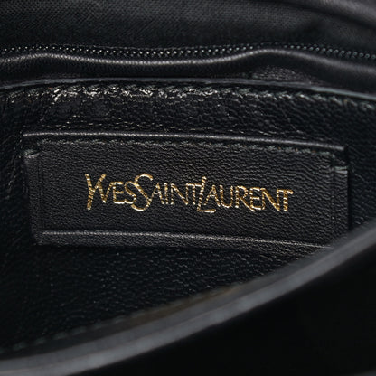 Saint Laurent Canvas Printed Medium ChYc Flap Black 6 of 13