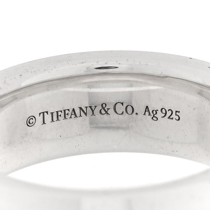 Tiffany Sterling Silver 1837 Makers Medium Slice Ring 52 6 6 of 7