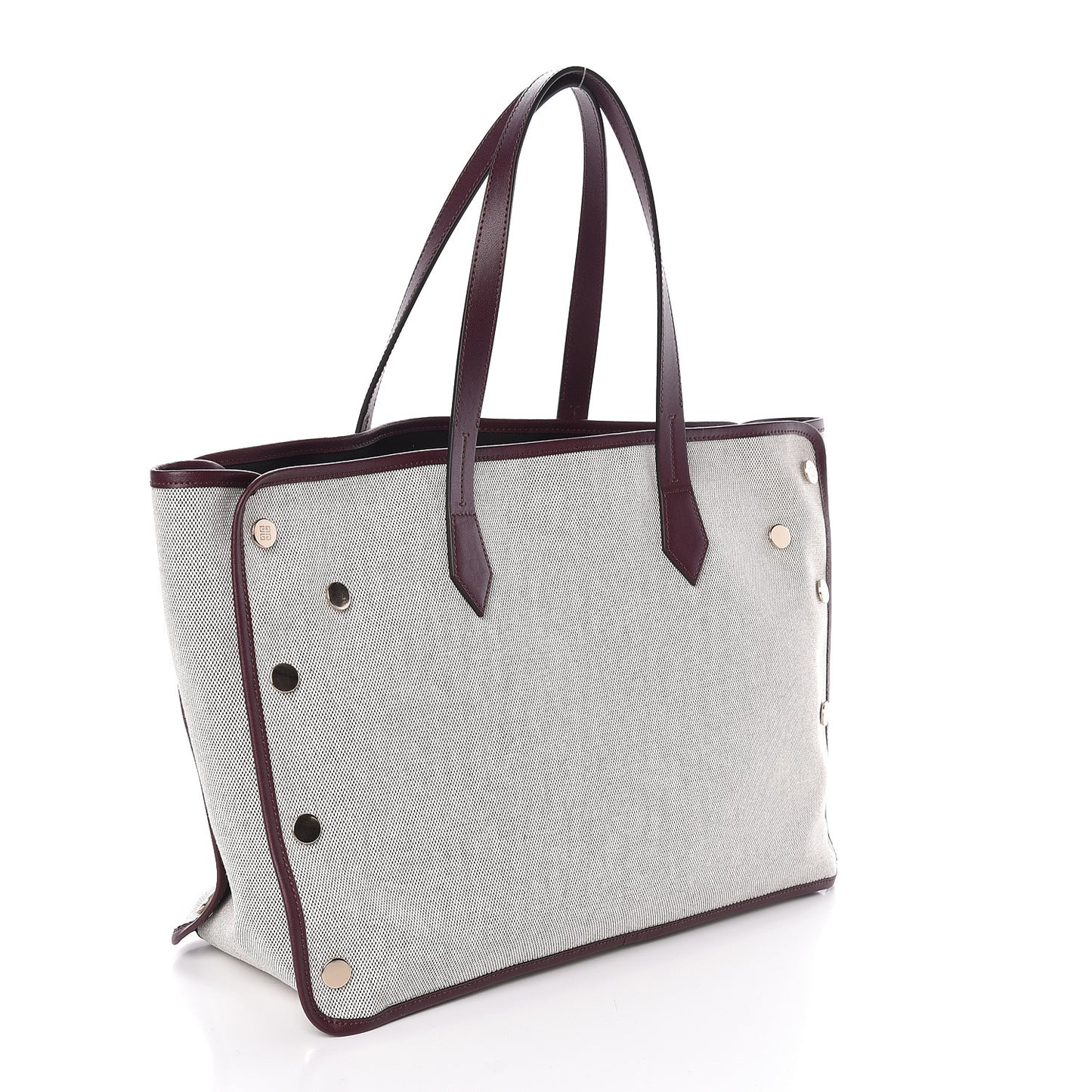 Canvas Medium Bond Shopper Tote Aubergine