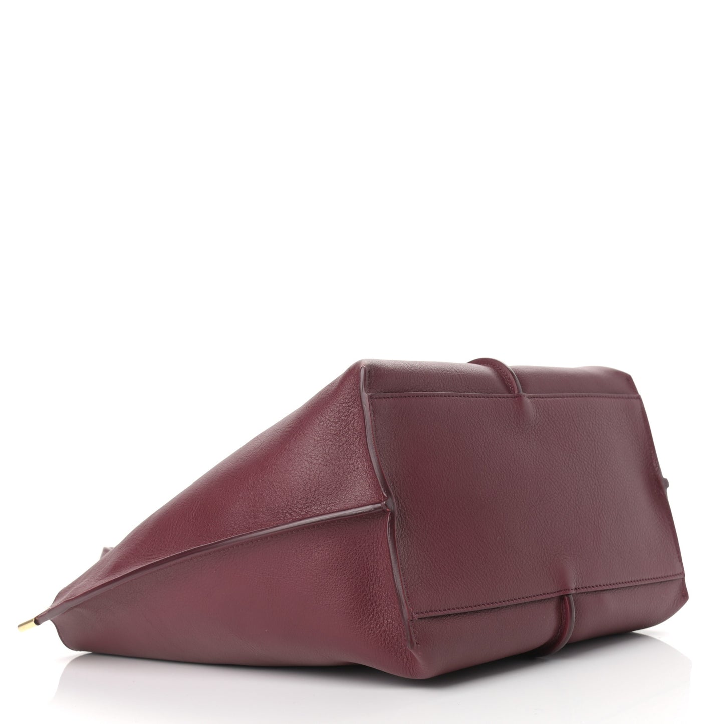 Smooth Calfskin Medium Vick Tote Burnt Brown