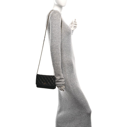 Chanel Caviar Quilted Wallet On Chain WOC Black 2 of 13