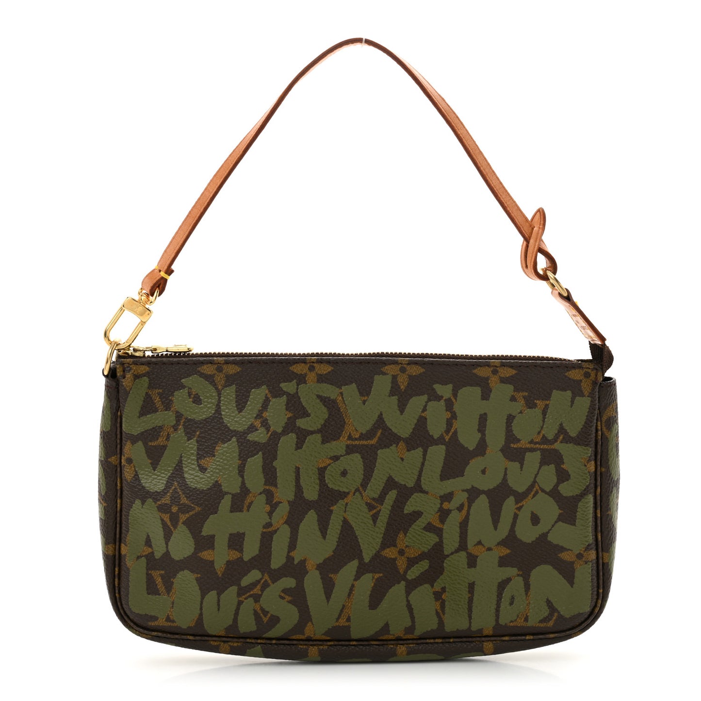 Monogram Graffiti Pochette Accessories Kaki