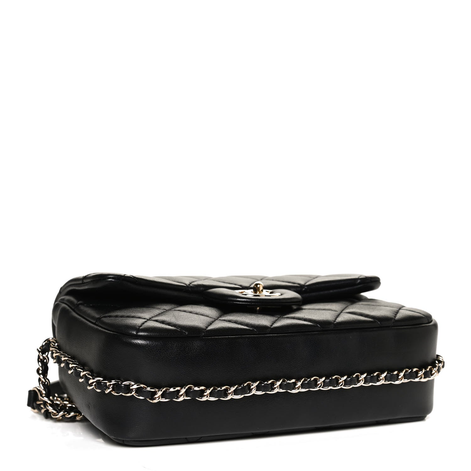Chanel Lambskin Quilted Small My Precious Flap Black 3 of 10
