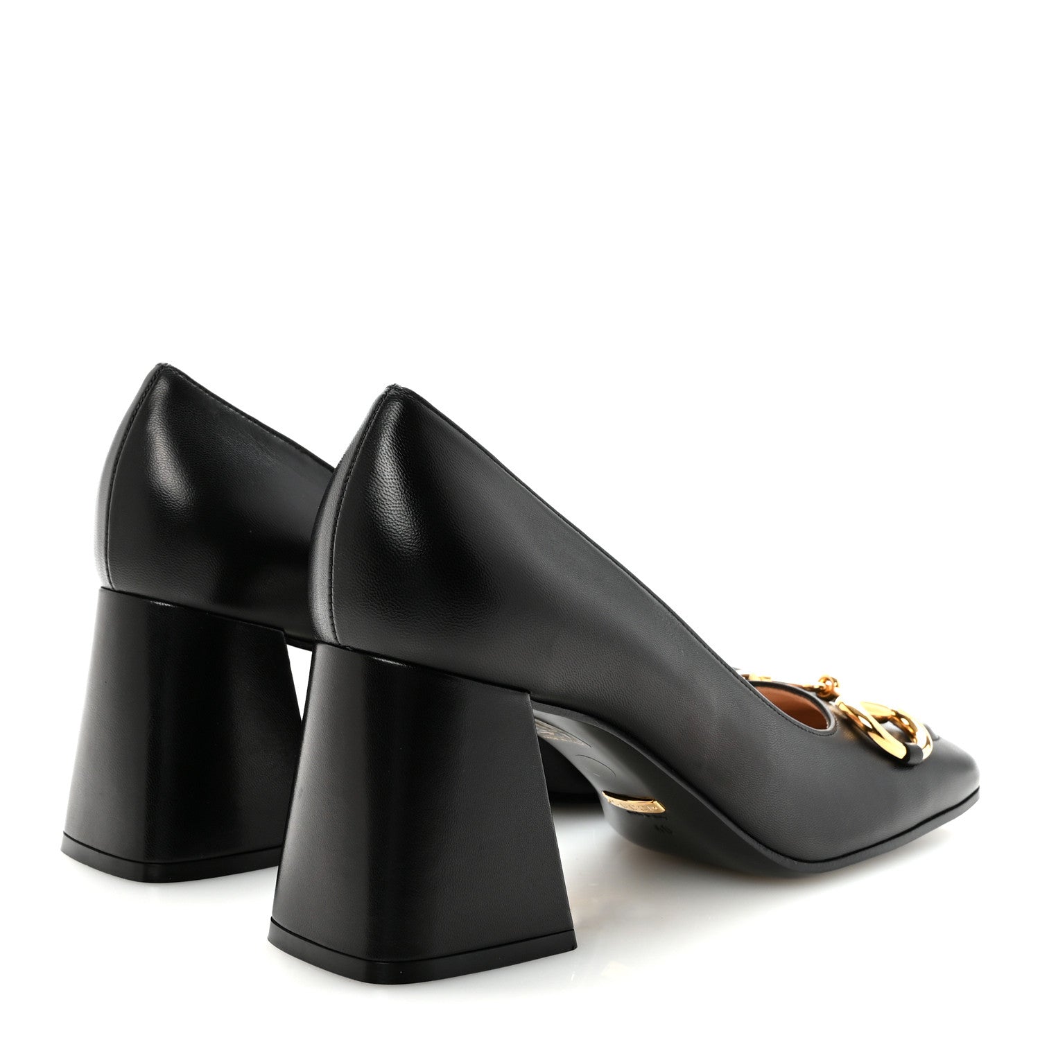 Gucci Malaga Kid Horsebit 75mm Pumps 40 Black 5 of 10