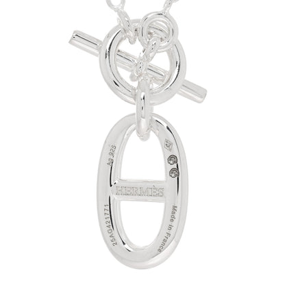 Hermes Sterling Silver Amulette Chaine d'Ancre Necklace 4 of 5
