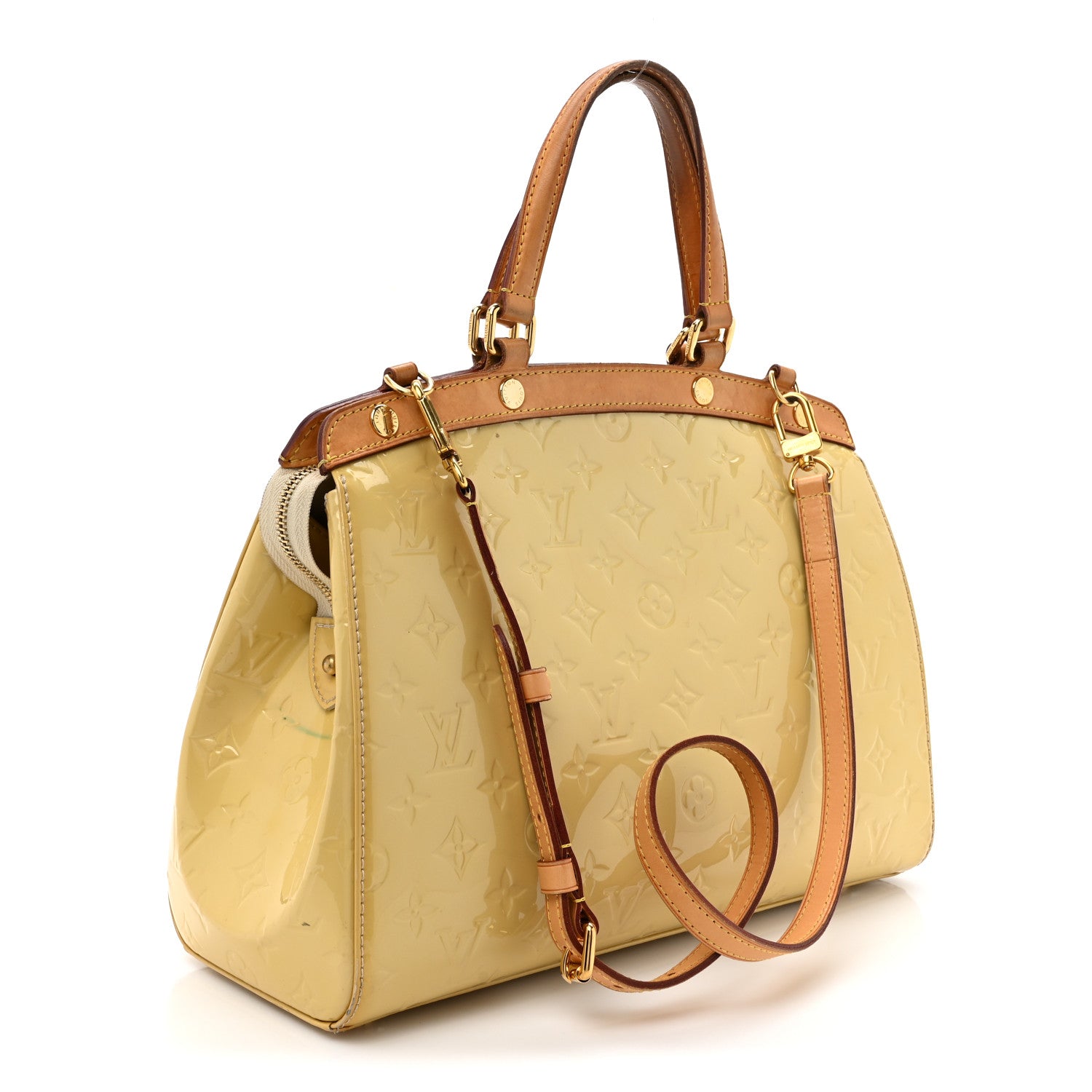 Louis Vuitton Vernis Brea MM Blanc Corail 3 of 19