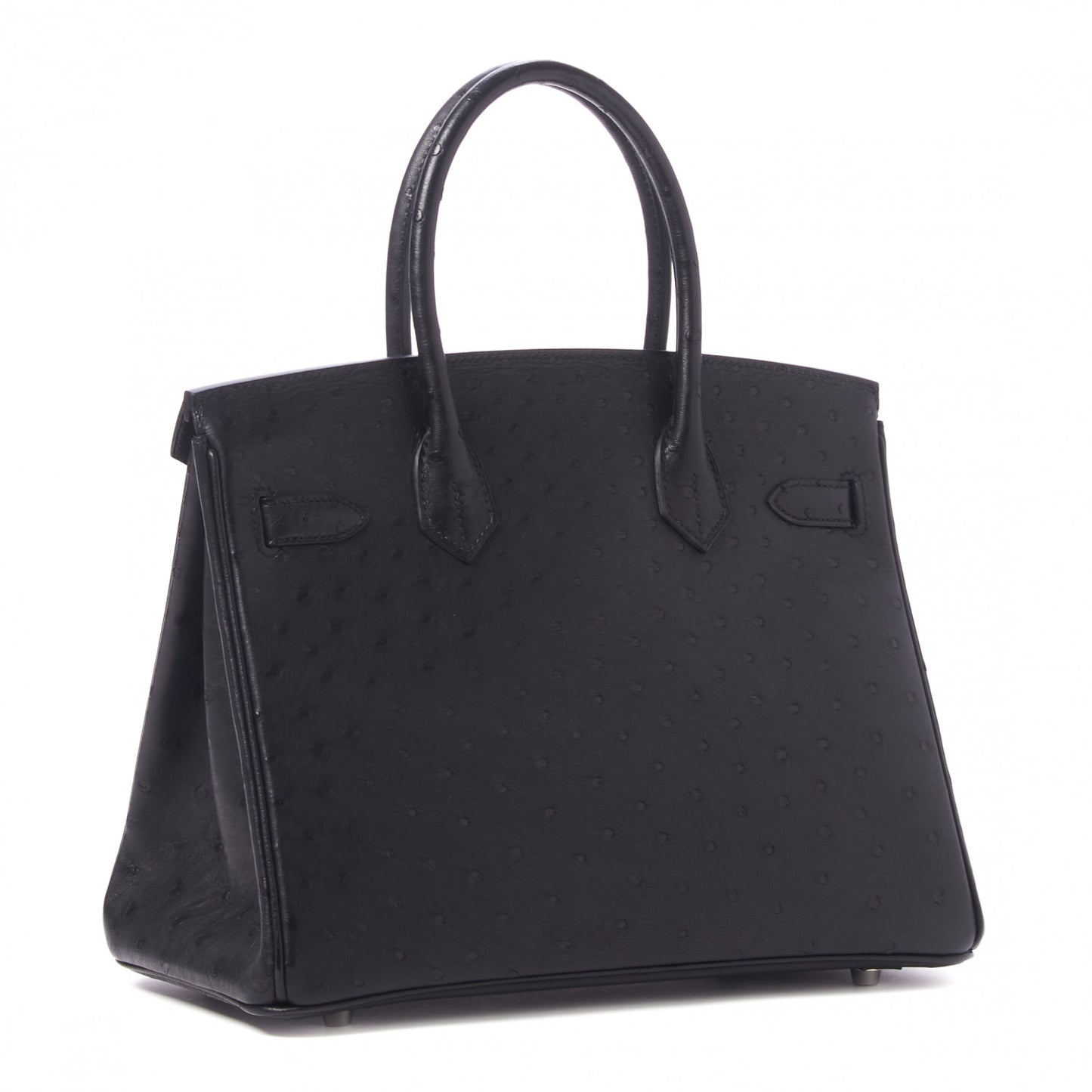 Ostrich Birkin 30 Black