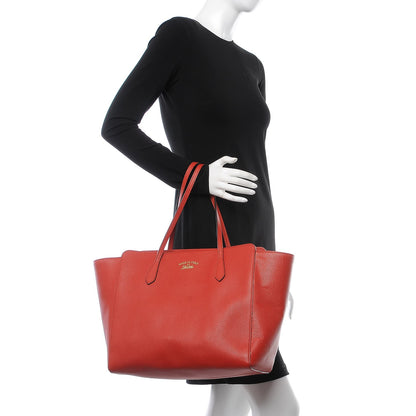 Gucci Dollar Calfskin Medium Swing Tote Oxidation 2 of 6
