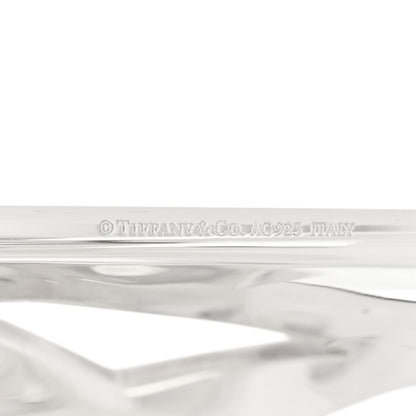Tiffany Sterling Silver Wide Atlas Cuff Bracelet 3 of 4