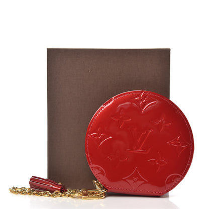 Louis Vuitton Vernis Chapeau Coin Purse Pomme D'Amour 8 of 8