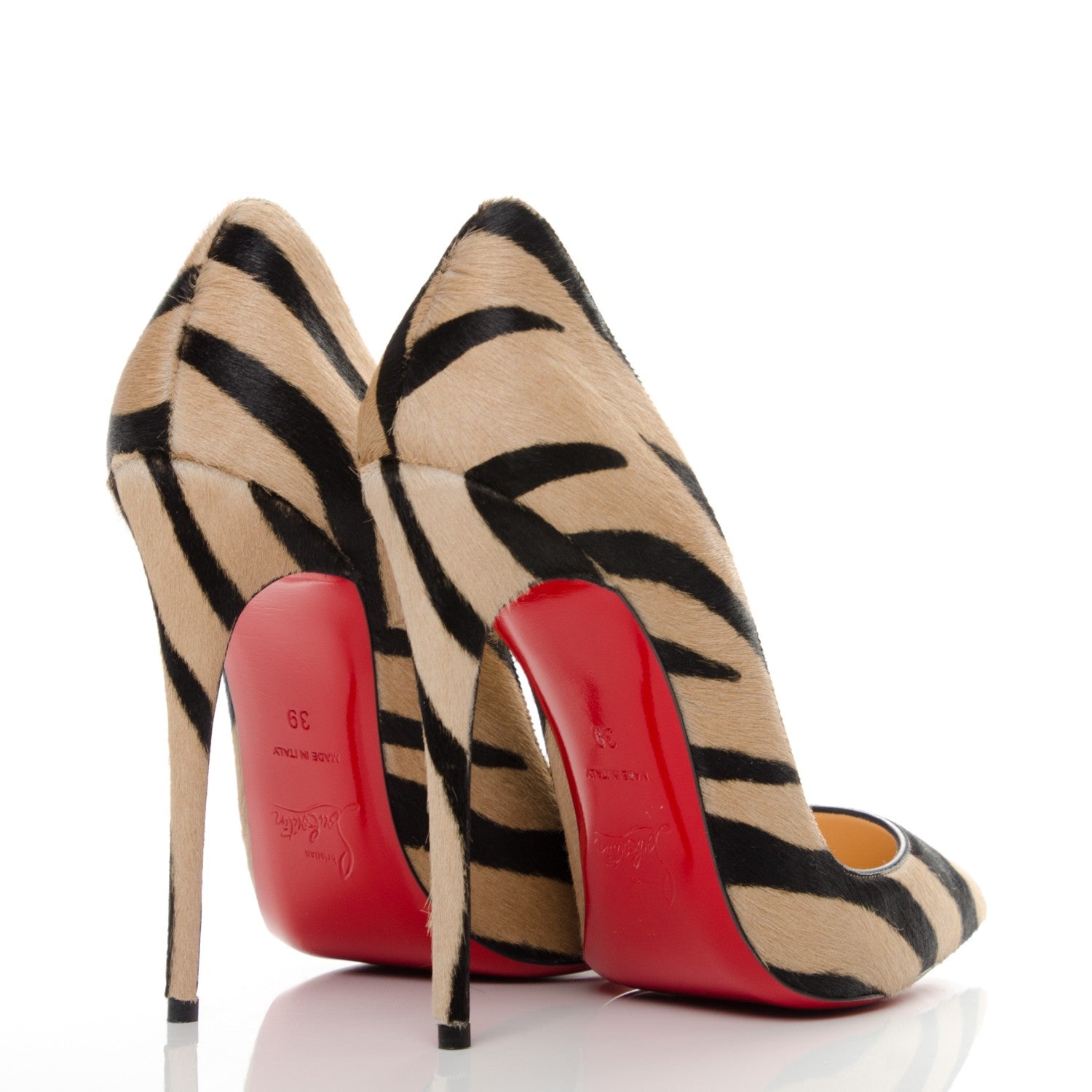 Christian Louboutin Pony So Kate 120 Pumps Dune Black 3 of 6