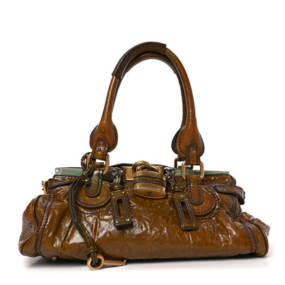 Chloe Crinkled Patent Medium Paddington Satchel 1 of 11