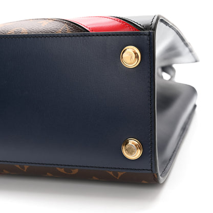 Louis Vuitton Calfskin Monogram Striped City Steamer PM Blue 8 of 14