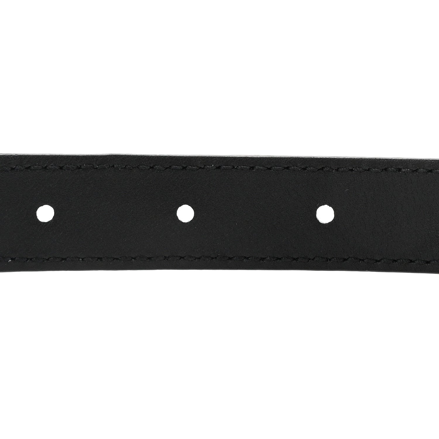 Gucci GG Supreme Monogram Matte Plutone Calfskin Double G 20mm Belt 105 42 Beige Ebony New Acero 5 of 6