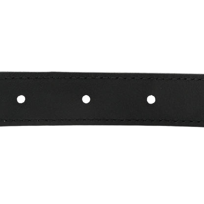 Gucci GG Supreme Monogram Matte Plutone Calfskin Double G 20mm Belt 105 42 Beige Ebony New Acero 5 of 6