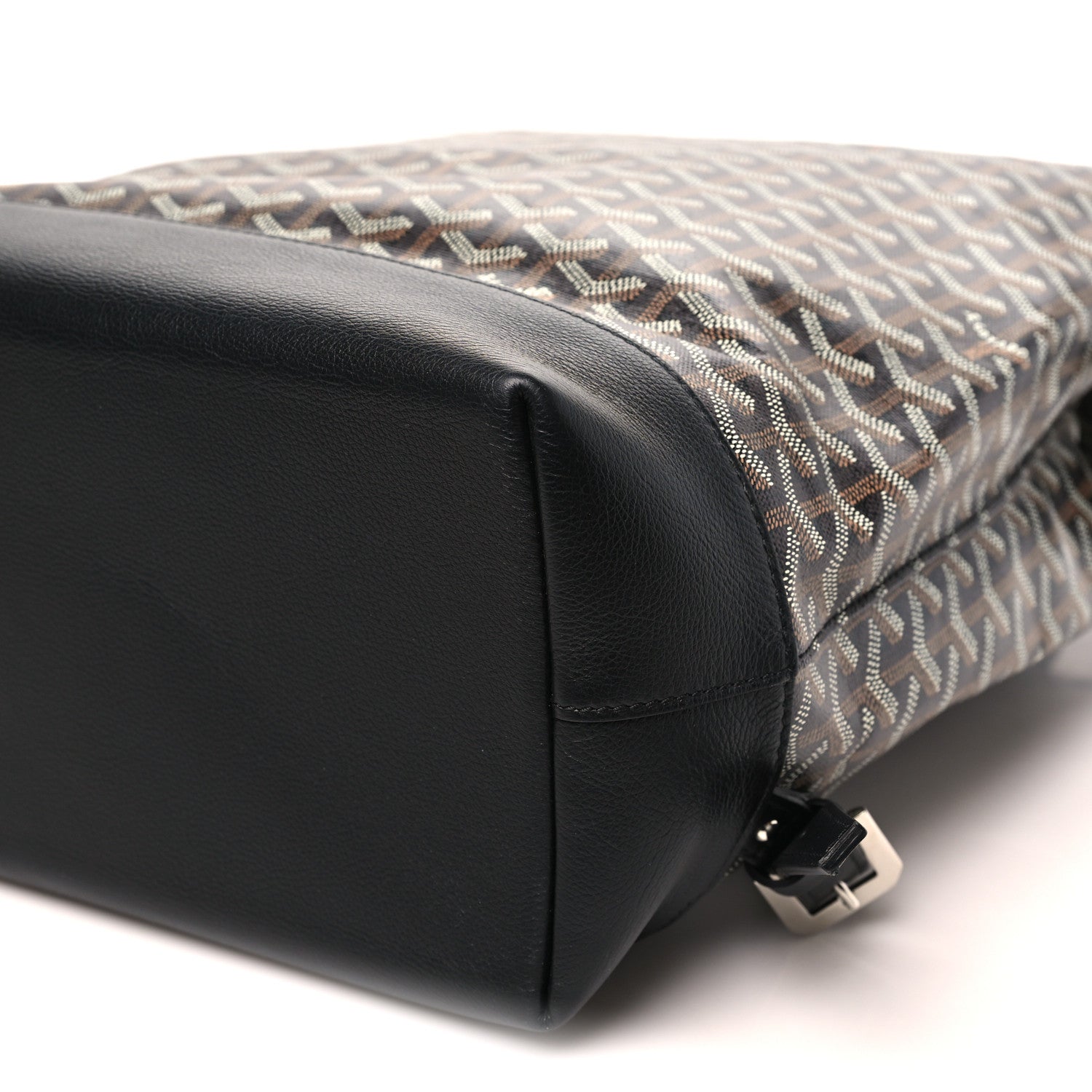 Goyard Goyardine Calfskin Cisalpin Backpack Black 9 of 11