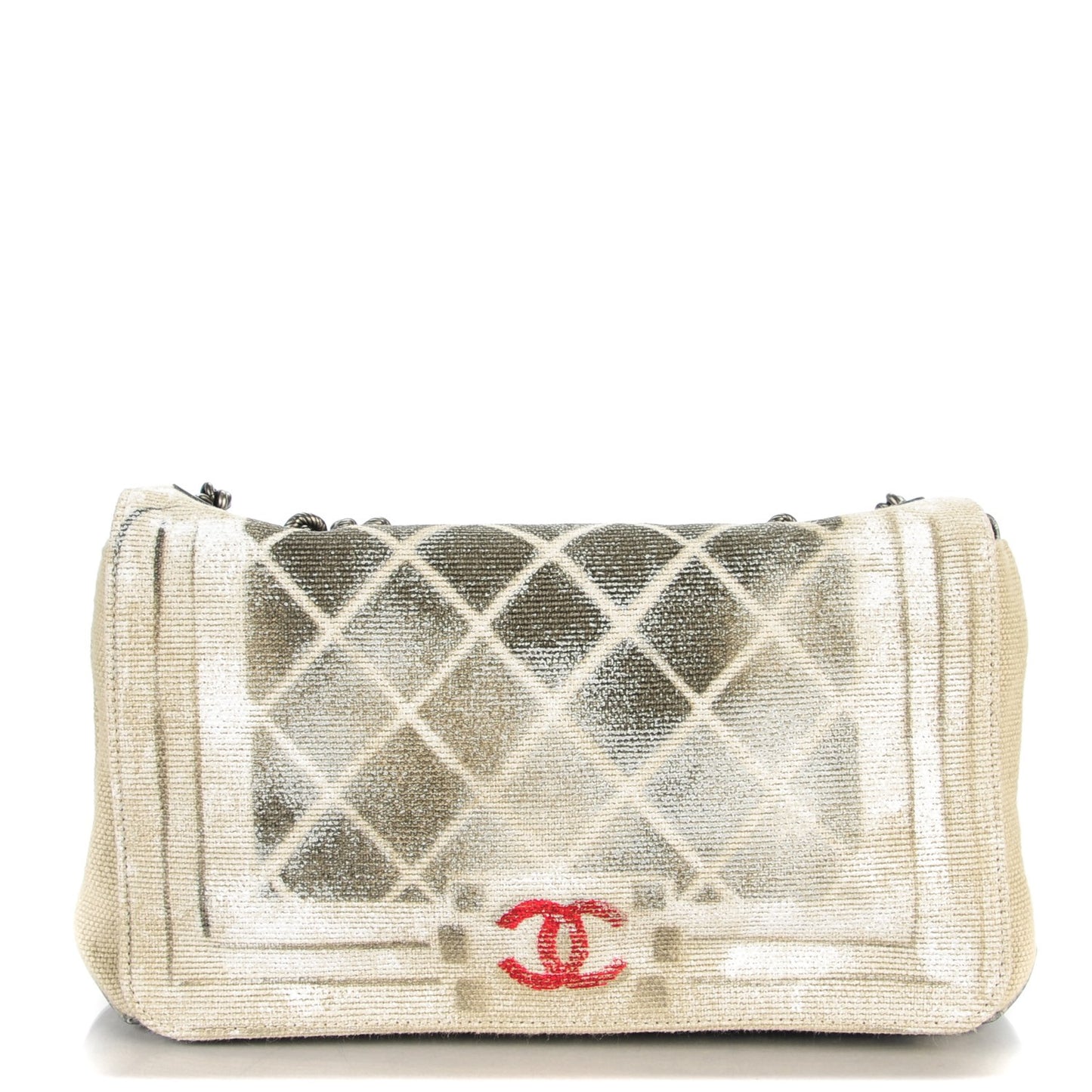 Canvas Tromp L’Oeil Graffiti Oh My Boy Flap Beige