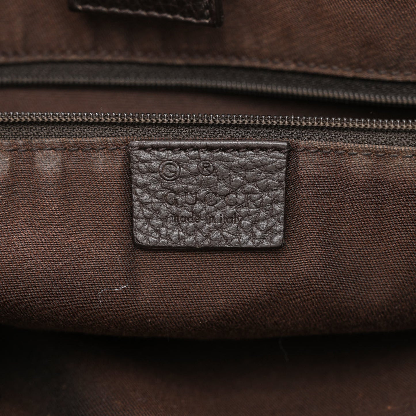 Monogram Medium Abbey Convertible Tote Dark Brown