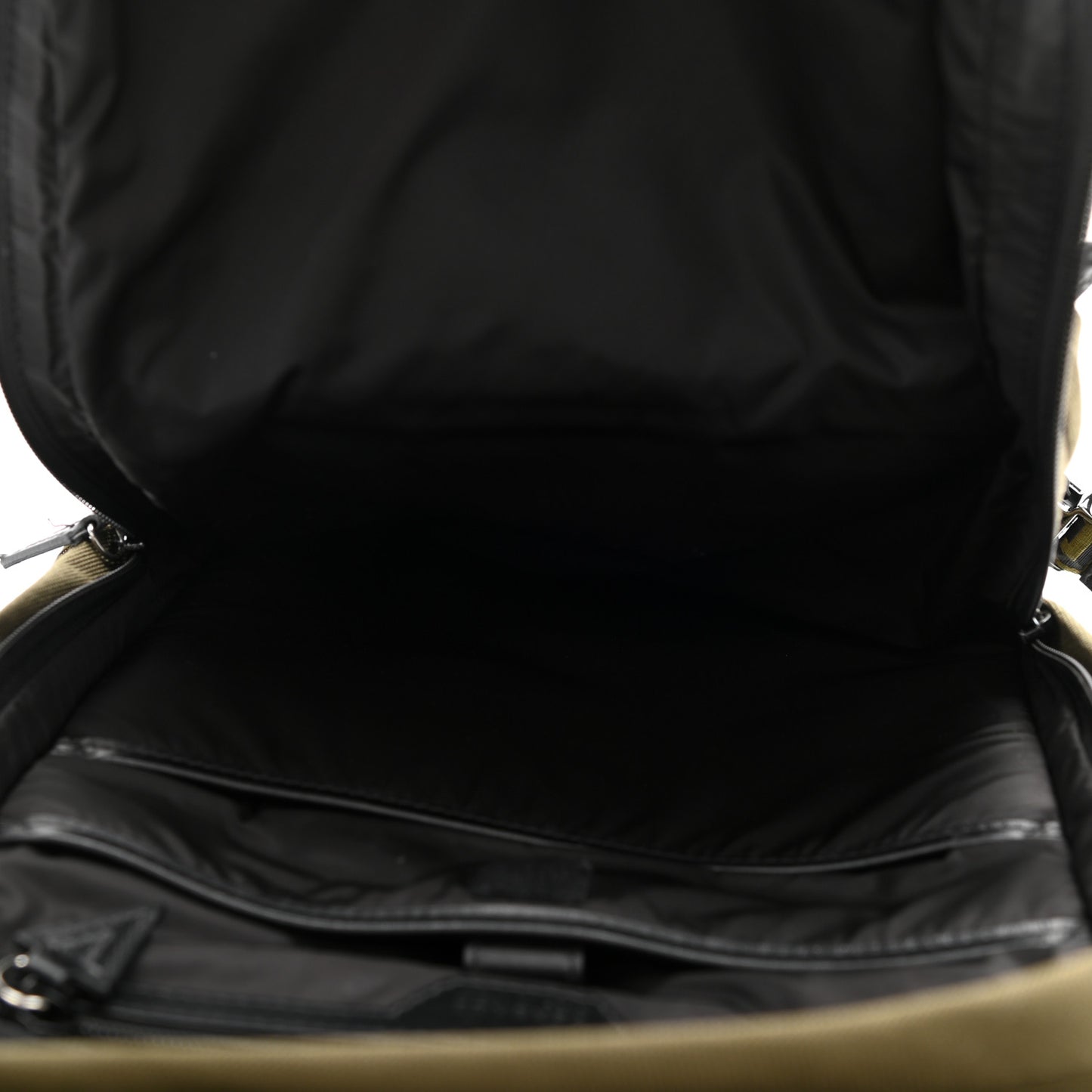 Canvas La Greca Logo Backpack Green