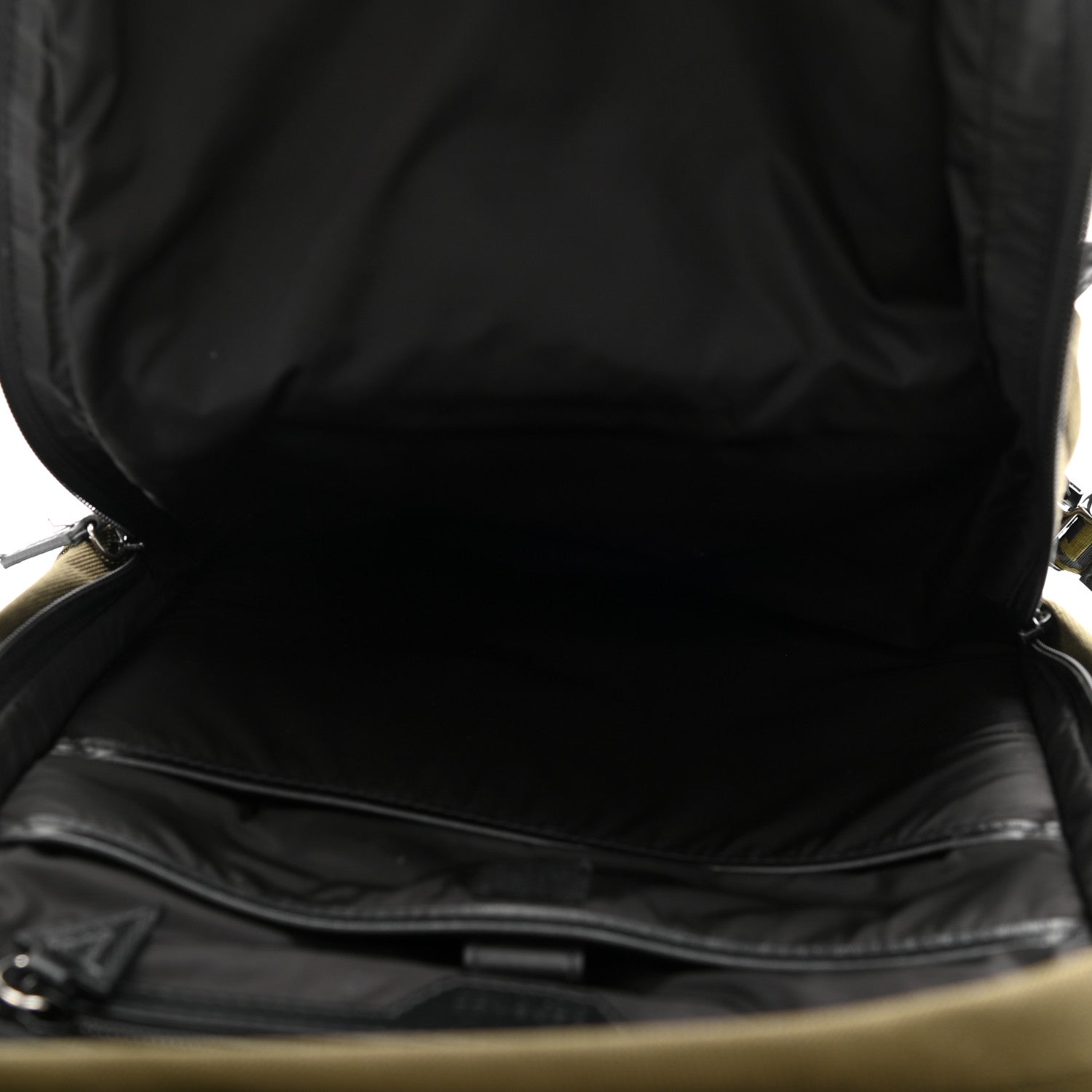 Versace Canvas La Greca Logo Backpack Green 4 of 8