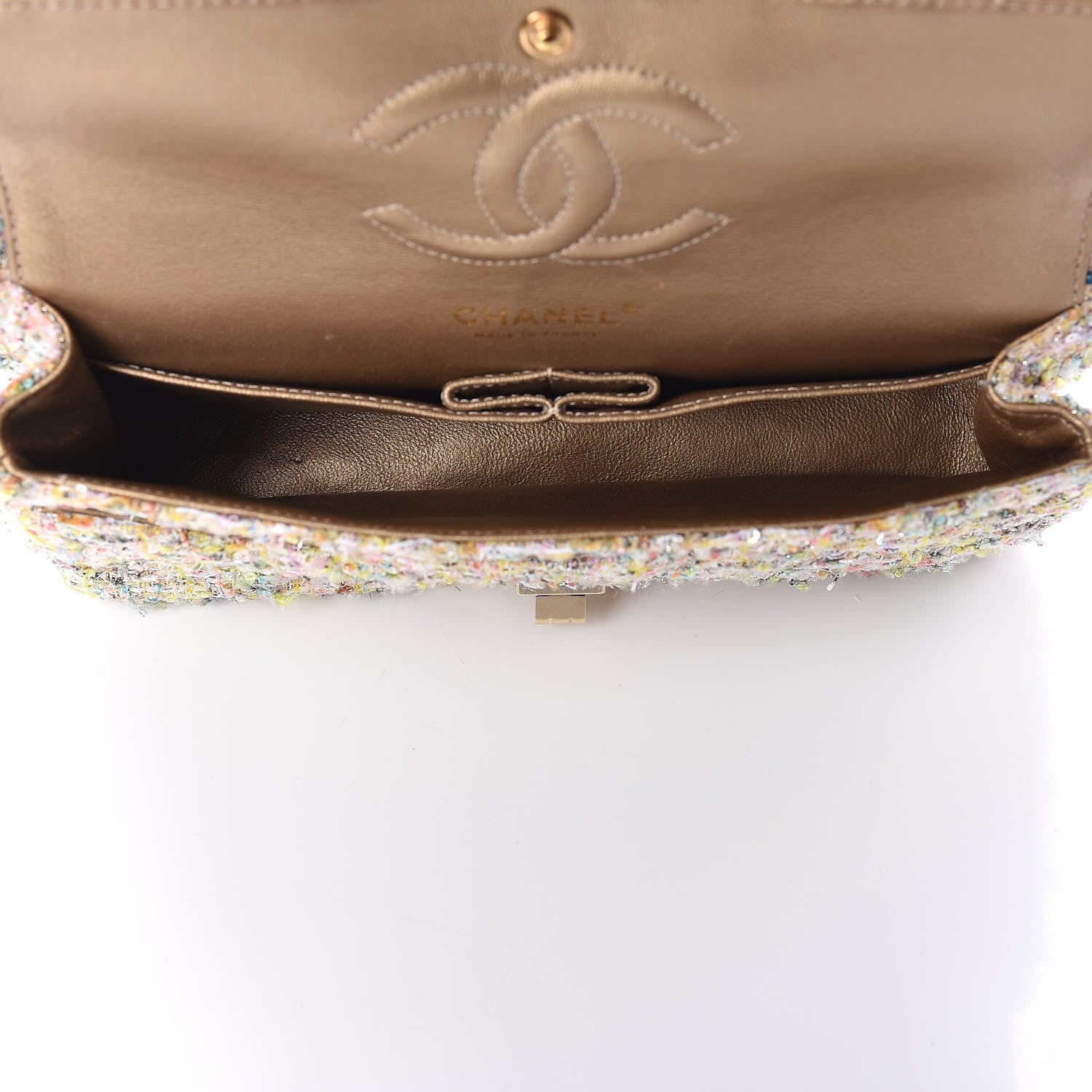 Chanel Tweed Garden Party 2.55 Reissue 225 Flap Multicolor 5 of 9