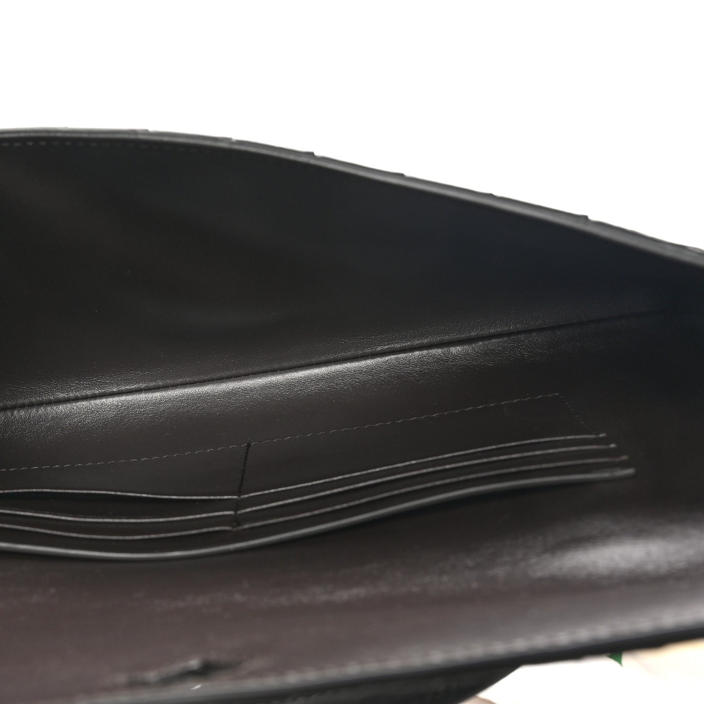 Nappa Intrecciato Long Andiamo Top Handle Clutch Fondant