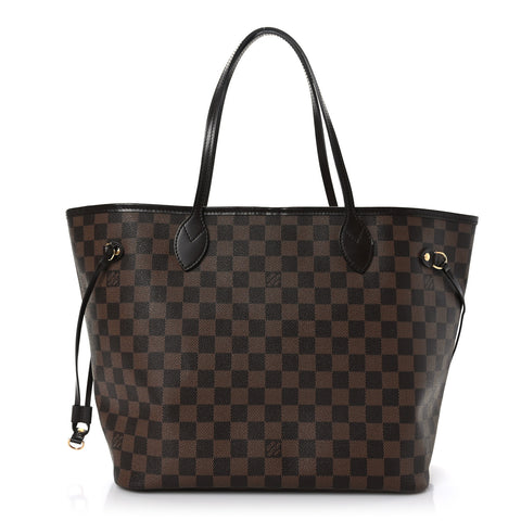 Damier Ebene Neo Neverfull MM Rose Ballerine