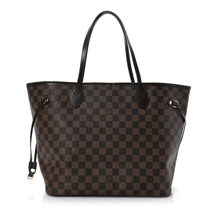 Louis Vuitton Damier Ebene Neo Neverfull MM Rose Ballerine 1 of 9