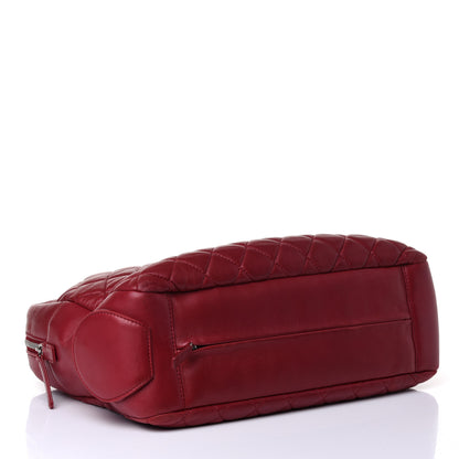 Chanel Aged Calfskin Quilted Large Reissue Camera Case Red 3 of 4