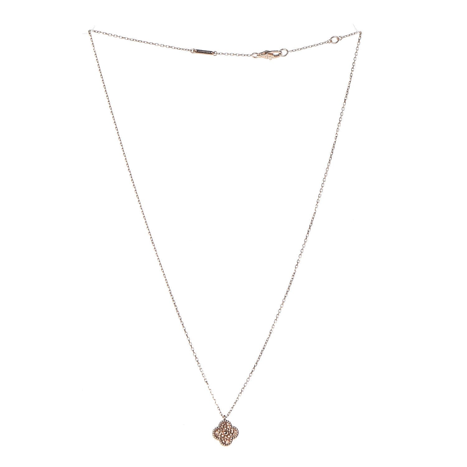 Van Cleef & Arpels 18K Rose Gold Sweet Alhambra Pendant Necklace 3 of 7