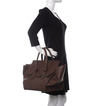 Celine Natural Calfskin Large Tie Knot Tote Acajou 2 of 9