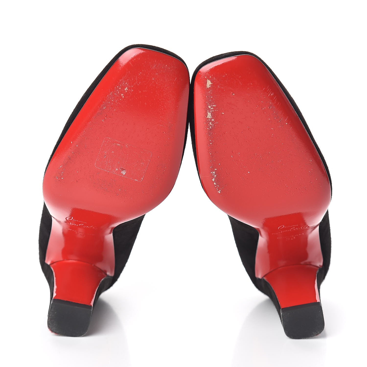 Christian Louboutin ; Veau Velours Viva 85 Pumps 36 Black 7 of 7