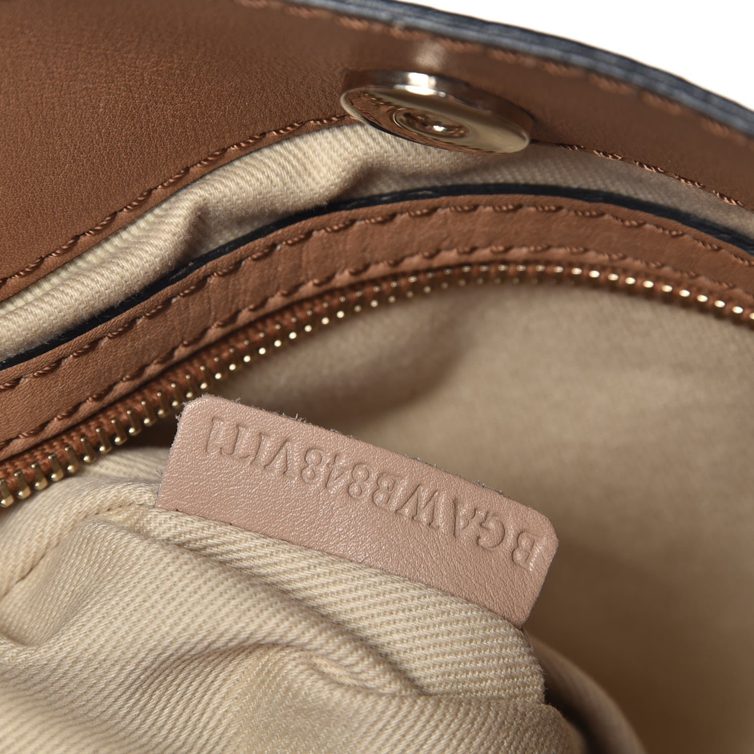 Valentino Garavani Nappa Double Pocket Bow Tote Camel 7 of 7