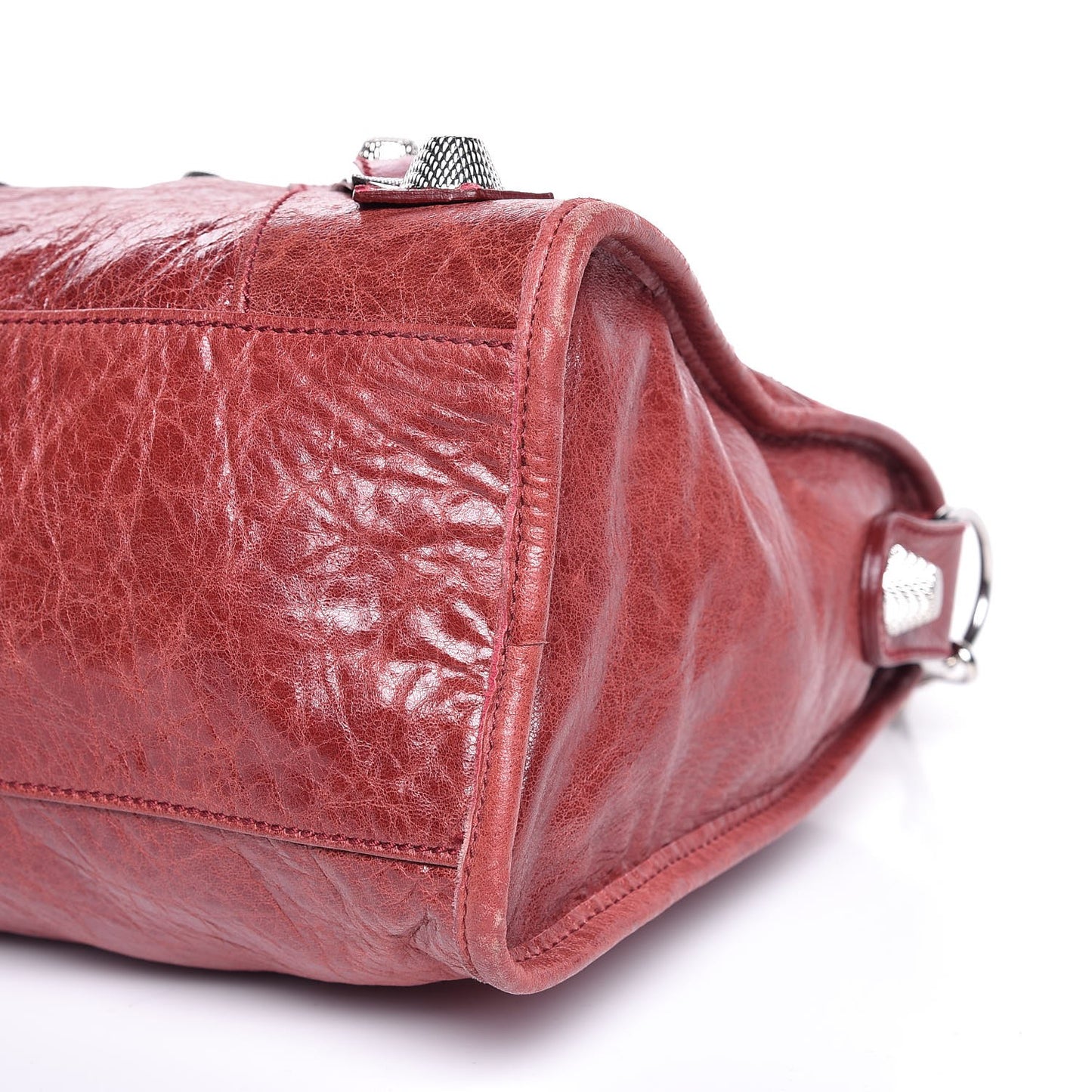 Agneau Giant 21 Silver Hardware City Pourpre