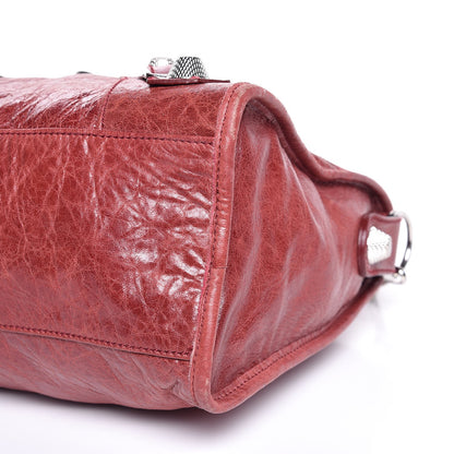 Balenciaga Agneau Giant 21 Silver Hardware City Pourpre 10 of 12
