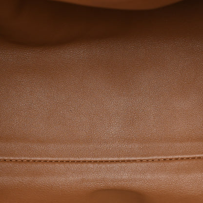 Bottega Veneta Smooth Butter Calf The Pouch Oversized Clutch Teak 5 of 7
