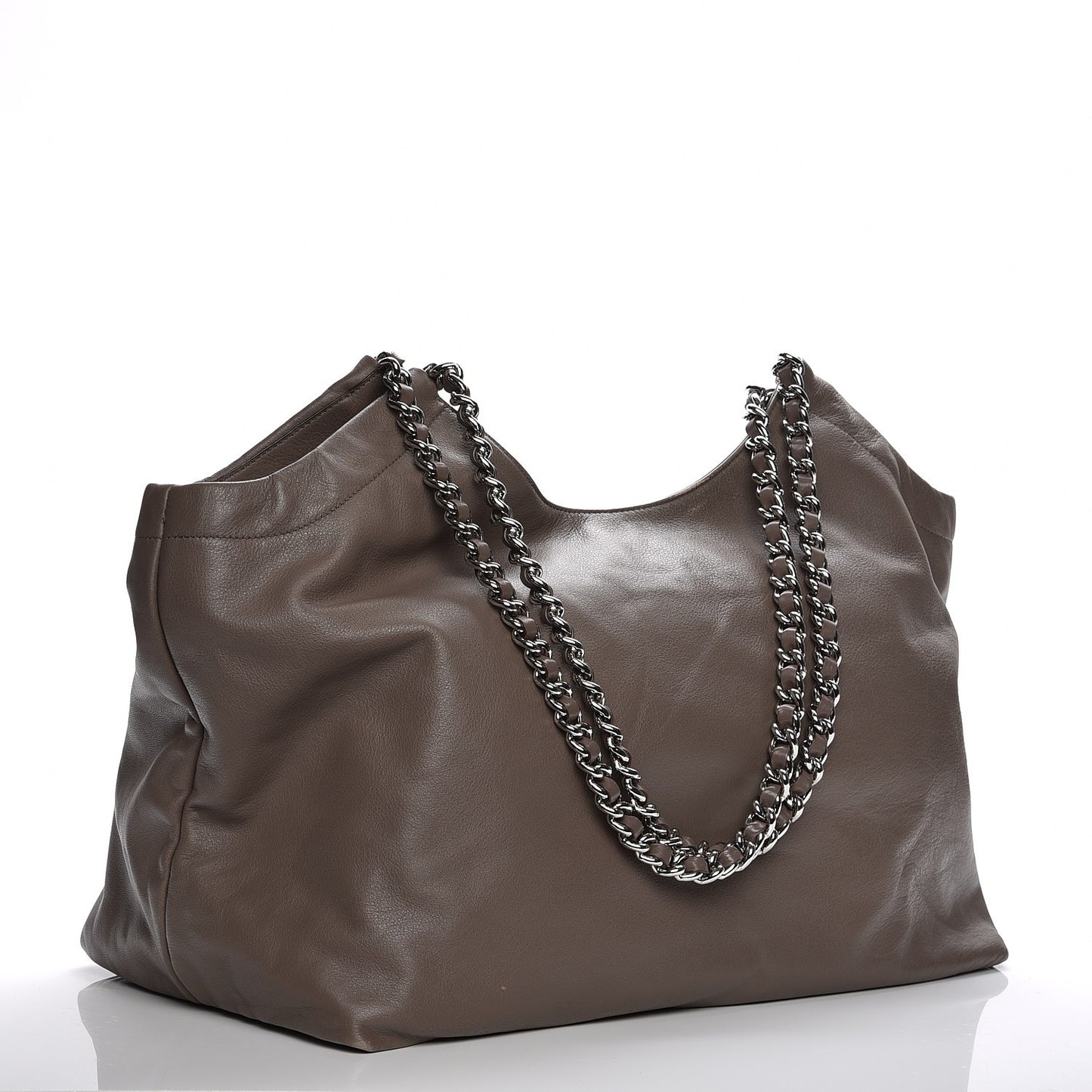 Soft Calf Chain Tote Bambu