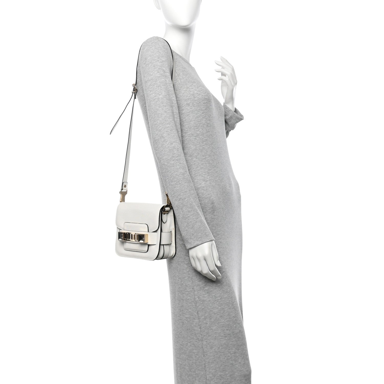 Proenza Schouler New Linosa Tiny PS11 Classic Shoulder Bag Clay 2 of 14